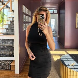 Veronica M Black Sleeveless Dress